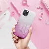 SHINING tok iPhone 15-höz átlátszó rózsaszín - 2. kép