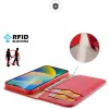 DUX DUCIS wallet tok HIVO iPhone 15-hez, piros - 1. kép