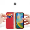 DUX DUCIS wallet tok HIVO iPhone 15-hez, piros - 2. kép