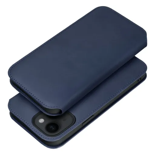 DUAL POCKET fliptok iPhone 15 Plus sötétkék