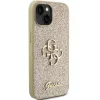 GUESS tok iPhone 15 Plus GUHCP15MHG4SGD (Fixed Glitter Big 4G) arany tok - 3. kép