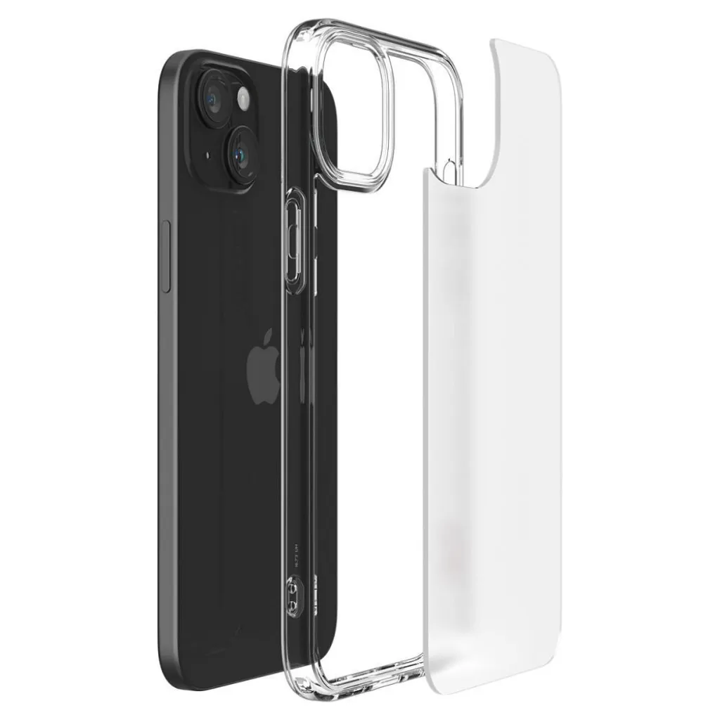  iPhone 15 Frost Clear SPIGEN Ultra Hybrid tok - 8