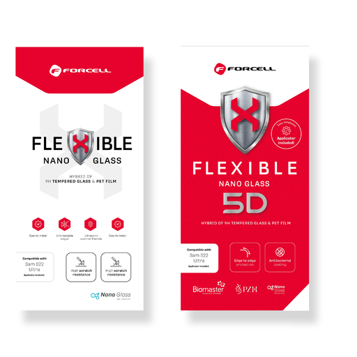 Forcell Flexible Nano Glass 5D iPhone XS Max/11 Pro Max fekete üvegfólia Forcell Flexible Nano Glass 5D iPhone XS Max/11 Pro Max fekete üvegfólia