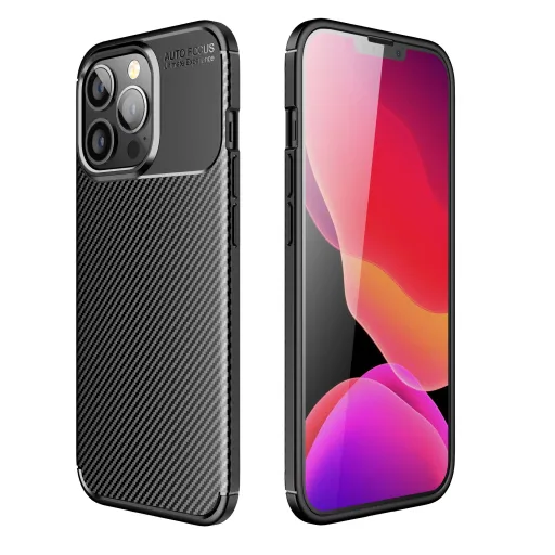 Case CARBON PREMIUM tok iPhone 14 Pro fekete Case CARBON PREMIUM tok iPhone 14 Pro fekete