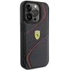 Ferrari Twist Metal Logo tok iPhone 15 Pro - fekete - 2. kép