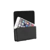 Horizontal univerzális tok CHIC VIP modell 9 (IPHONE 15 / 15PRO / 14 / 14 PRO / 13 / 13 PRO / 12 / 12 PRO / X / XS / HUAWEI P20 Lite / LG X Power / SAMSUNG S23 / S24) fekete - 2. kép