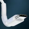 Baseus BMX MFI mini kábel USB Type-C PD 18W / Lightning 1.2m fehér - 2. kép