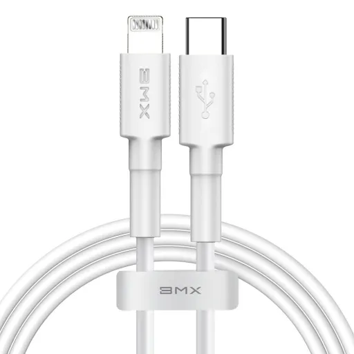 Baseus BMX MFI mini kábel USB Type-C PD 18W / Lightning 1.2m fehér