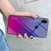 Gradient 9H üveghátlapú tok szilikon kerettel Xiaomi Redmi Note 7 pink - 3. kép
