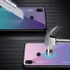 Gradient 9H üveghátlapú tok szilikon kerettel Xiaomi Redmi Note 7 pink - 4. kép