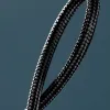 Baseus Cafule Nylon harisnyázott USB-Type C/USB-Type C kábel PD2.0 100W 20V 5A 2 m fekete/piros - 3. kép