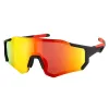 Rockbros 10182 polarizing cycling glasses - red - 1. kép