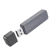 HOCO kártyaolvasó 2 az 1-ben USB A 2.0 HB45 fém szürke - 2. kép