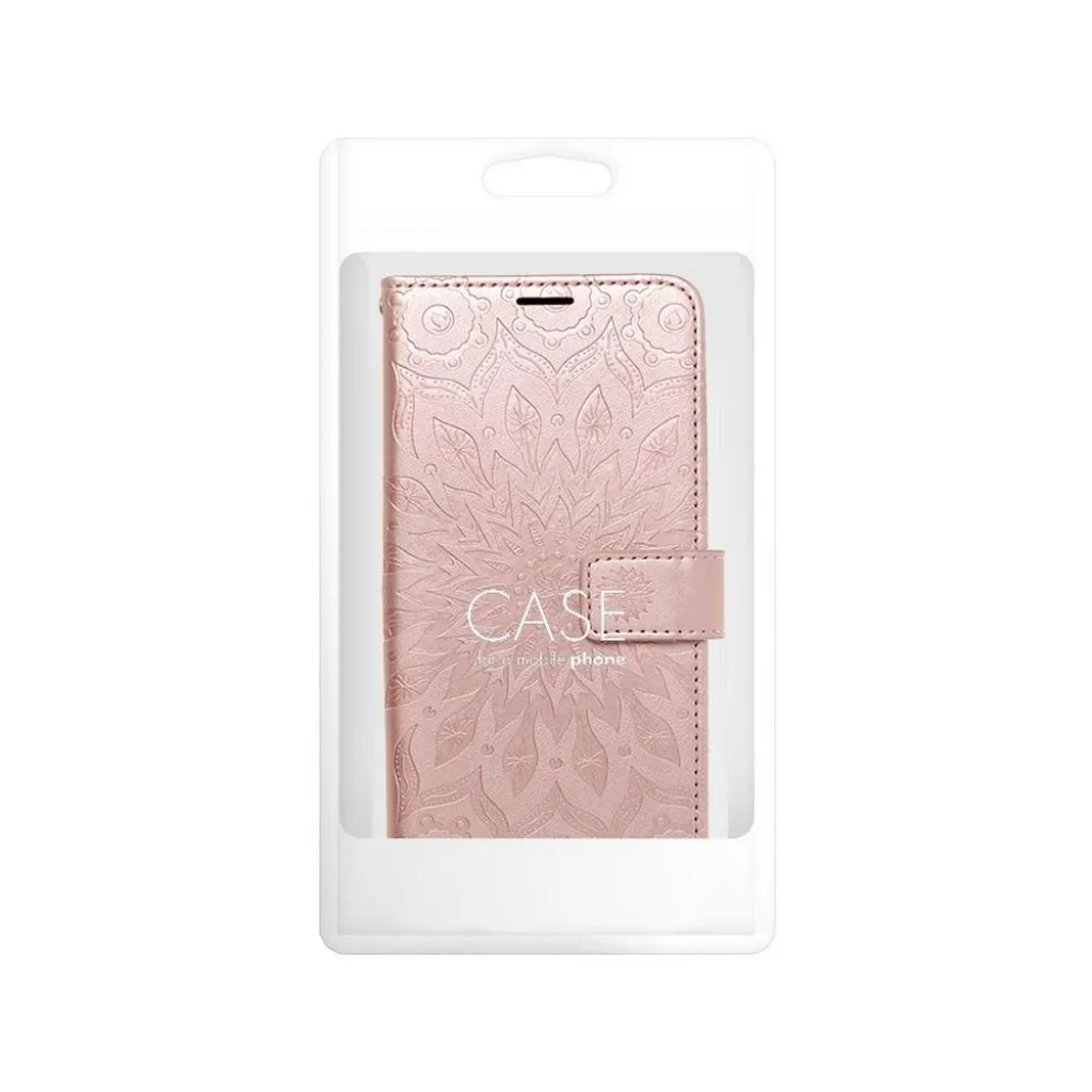 MEZZO fliptok SAMSUNG Galaxy S24 Ultra mandala rose gold tok - 10
