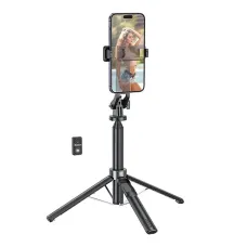 HOCO Bluetooth távvezérlős tripod szelfibot K21 fekete