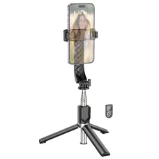 HOCO selfie bot Bluetooth távirányítóval tripod K20 fekete
