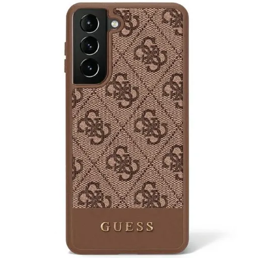 GUESS tok Samsung Galaxy S23 Plus GUHCS23MG4GLBR (4G Bottom Stripe) barna