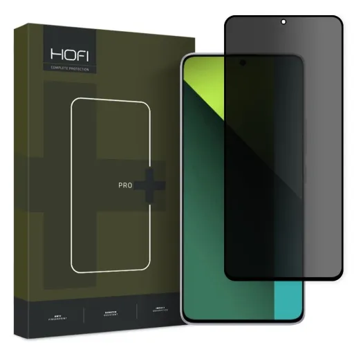 Hofi Anti Spy Glass Pro+ Xiaomi Redmi Note 13 5G / 13 Pro 4G / 5G privát üvegfólia