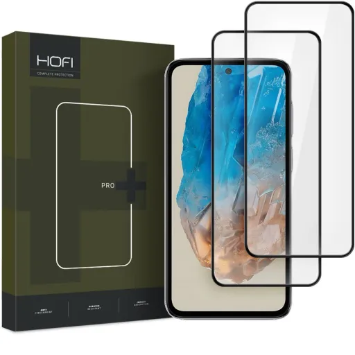 Edzett üveg Hofi Glass Pro+ 2-pack Galaxy M35 5G fekete, üvegfólia