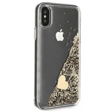 iPhone X / XS (Charm 2 Liquid csillám / arany) tok Eredeti GUESS GUOHCPXGLHFLGO 