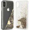 iPhone X / XS (Charm 2 Liquid csillám / arany) tok Eredeti GUESS GUOHCPXGLHFLGO  - 4. kép