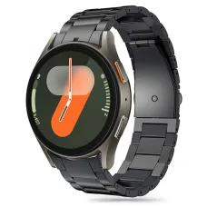 TECH-PROTECT STAINLESS SAMSUNG GALAXY WATCH 4 / 5 / 5 PRO / 6 / 7 / FE FEKETE óraszíj