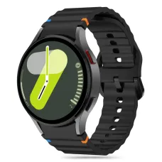 Tech-protect Silicone Sport Samsung Galaxy Watch 4 / 5 / 5 Pro / 6 / 7 / Fe Fekete