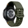 Tech-protect Szilikon Sport Samsung Galaxy Watch 4 / 5 / 5 Pro / 6 / 7 / Fe Army Zöld - 0. kép