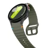 Tech-protect Szilikon Sport Samsung Galaxy Watch 4 / 5 / 5 Pro / 6 / 7 / Fe Army Zöld - 1. kép