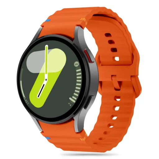 TECH-PROTECT SZILIKON SPORT SAMSUNG GALAXY WATCH 4 / 5 / 5 PRO / 6 / 7 / FE NARANCSSÁRGA óraszíj