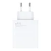 XIAOMI eredeti töltő USB A QC3.0 3A 67W MDY-12-EH fehér bulk - 1. kép