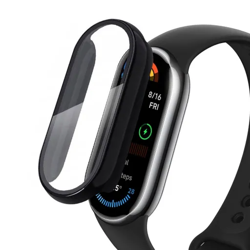 TECH-PROTECT DEFENSE360 XIAOMI SMART BAND 9 / 9 NFC FEKETE tok