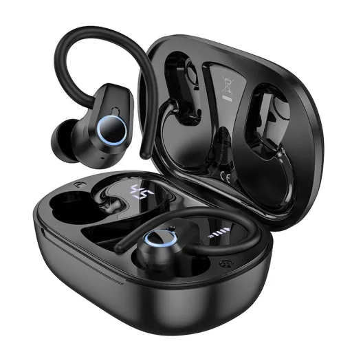 HOCO vezetéknélküli fülhallgató Bluetooth TWS EQ8 fekete