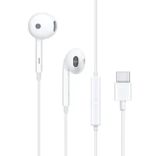 OPPO eredeti vezetékes fülhallgatók Type C mikrofonnal MH135-3 fehér bulk