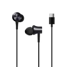 XIAOMI eredeti vezetékes fülhallgató Typ C mikrofonnal HSEJ04WM fekete blister