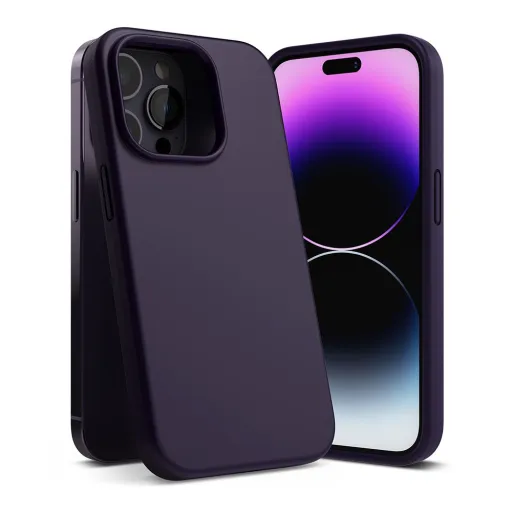 Ringke Silicone Iphone 14 Pro Mélylila Tok Ringke Silicone Iphone 14 Pro Mélylila Tok