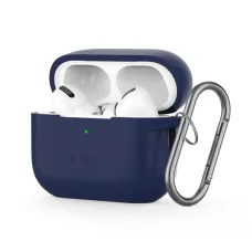 Tech-protect Szilikon Kampó Apple Airpods Pro 1 / 2 Tengerészkék Tok