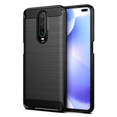 TPU puzdro s karbónovým vzorom pre Xiaomi Redmi K30 čierne TPU puzdro s karbónovým vzorom pre Xiaomi Redmi K30 čierne