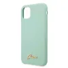 Guess GUHCN58LSLMGG iPhone 11 Pro zöld tok Silicone Vintage Gold Logo - 1. kép
