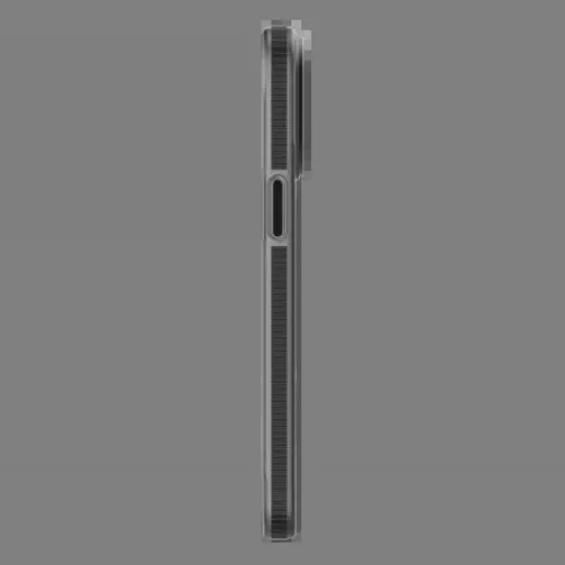 Decoded átlátszó Grip tok MagSafe kompatibilitással iPhone 15 Pro Max - szürke és fekete Decoded átlátszó Grip tok MagSafe kompatibilitással iPhone 15 Pro Max - szürke és fekete