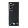 BMW M PU Carbon Tricolor Stripe MagSafe tok Samsung Galaxy Z Fold 6 fekete - 0. kép