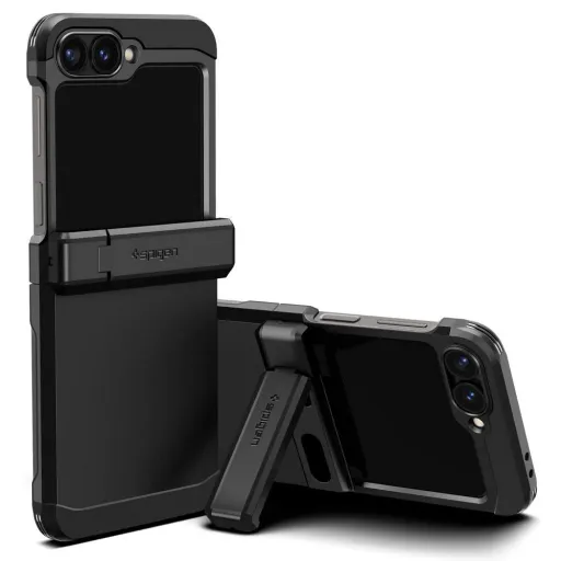 SPIGEN Tough Armor Pro tok, SAMSUNG Galaxy Z Flip 6, fekete