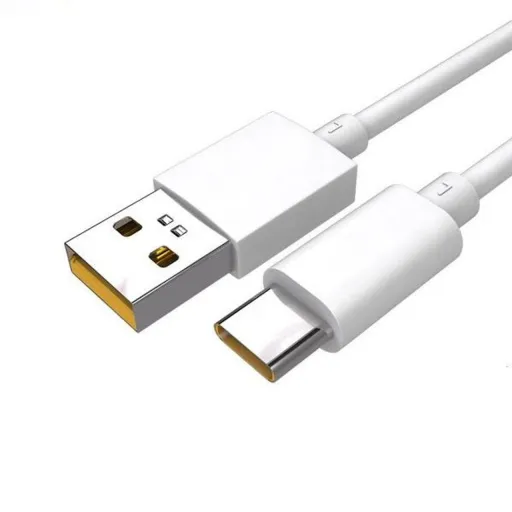 DL136 OPPO USB-C Adatkábel SUPERVOOC Töltés 65W 1m Fehér (Bulk)