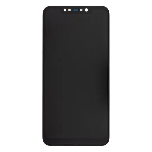 LCD kijelző + érintőegység + előlapi borítás PocoPhone F1 (fekete) tok