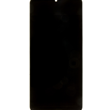 LCD kijelző + Érintőegység + Előlap Samsung A125 Galaxy A12 Fekete