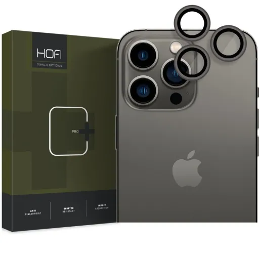 Hofi Camring Pro+ iPhone 14 Pro / 14 Pro Max fekete üvegfólia