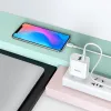 HOCO C80A hálózati töltő PD20W/QC3.0 + Type-C kábel fehér - 3. kép