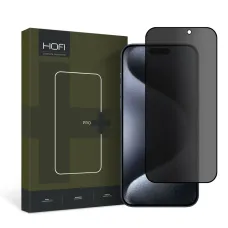 Hofi Anti Spy Glass Pro+ iPhone 15 Pro adatvédelmi üvegfólia