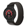 Tech-protect Nylon Samsung Galaxy Watch 4 / 5 / 5 Pro / 6 / 7 / Fe Fekete/narancssárga - 0. kép