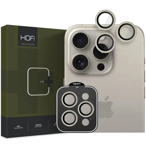 HOFI CAMRING PRO+ IPHONE 15 PRO / 15 PRO MAX TITANIUM Kamera Védőfólia